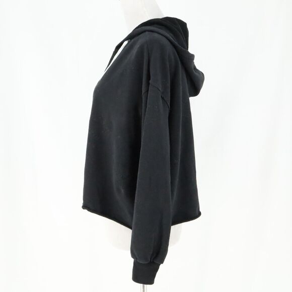 Anthropologie Black Hoodie Blouse - Picture 13 of 16